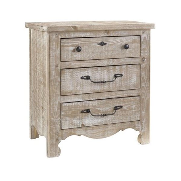 Progressive Furniture Progressive Furniture B643-43 Chatsworth Chalk Nightstand B643-43